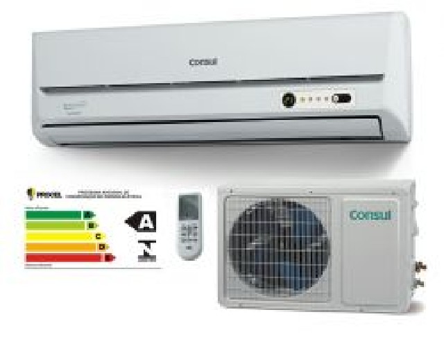 Foto 1 - Ar condicionado split hi wall 9000 btu / s f 220v